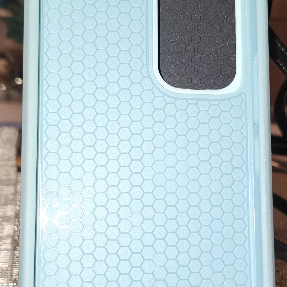 Black and Mint Phone Cases with Ring Holders For Samsung A53